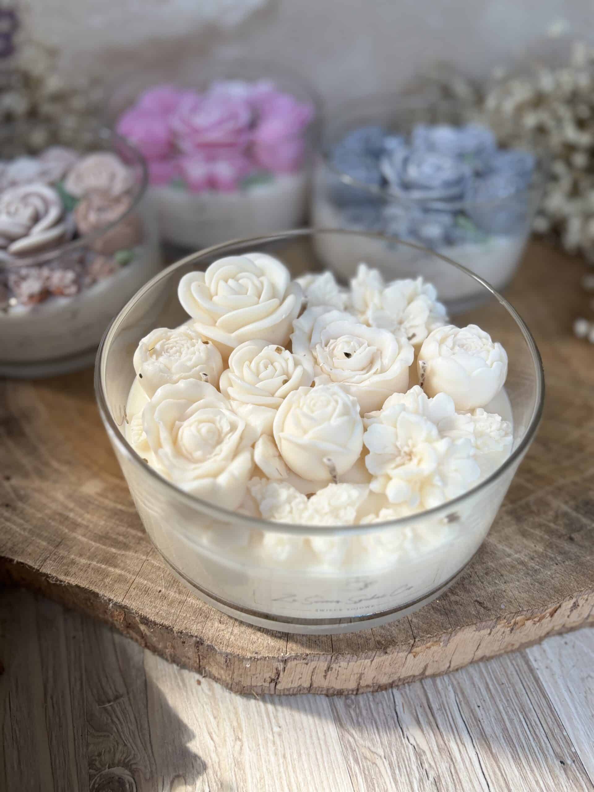 Świeca sojowa "Biała Elegancja" 800 g