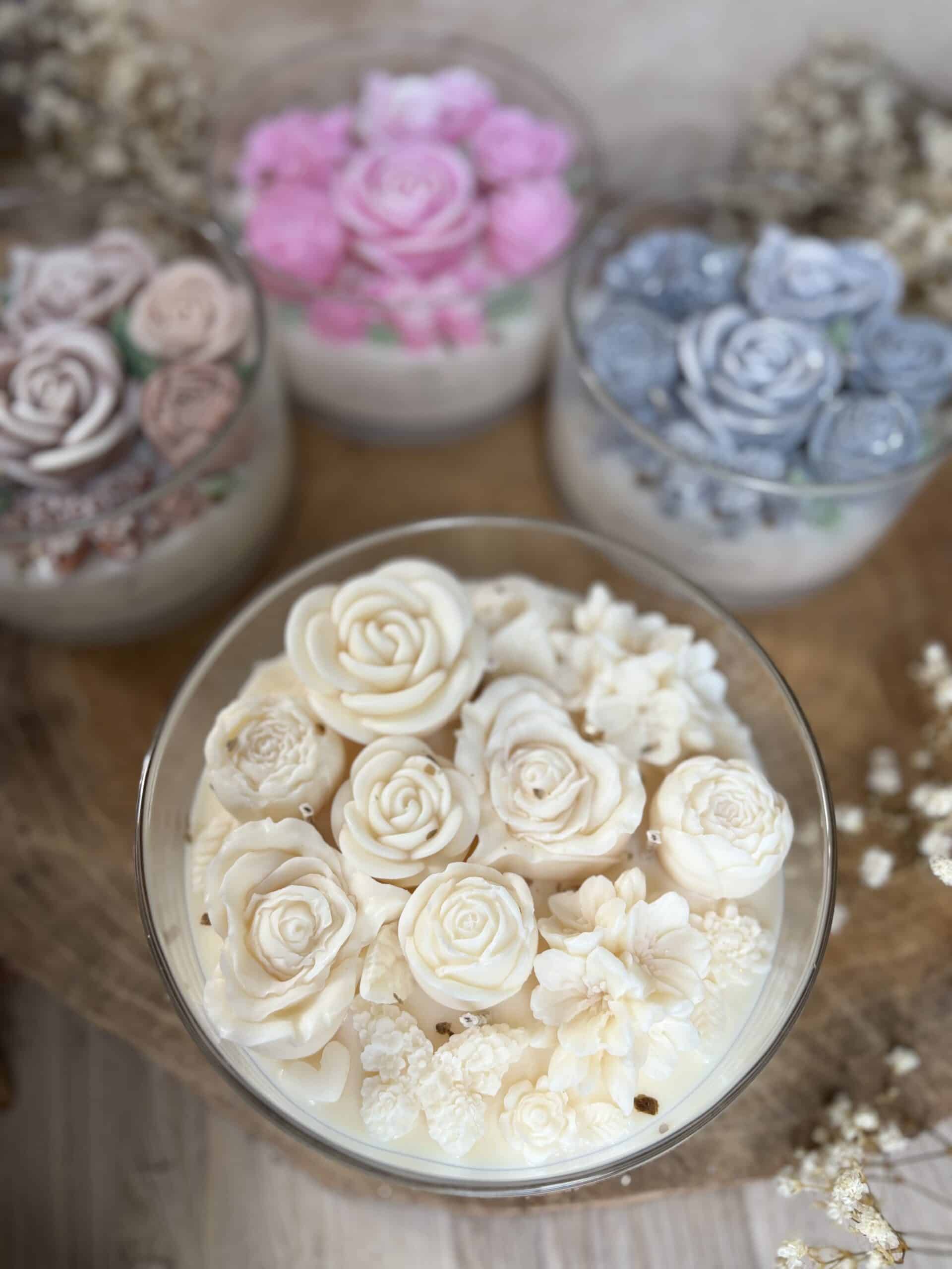 Świeca sojowa "Biała Elegancja" 800 g - obrazek 4
