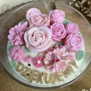 Świeca sojowa „Dziękujemy” 800g