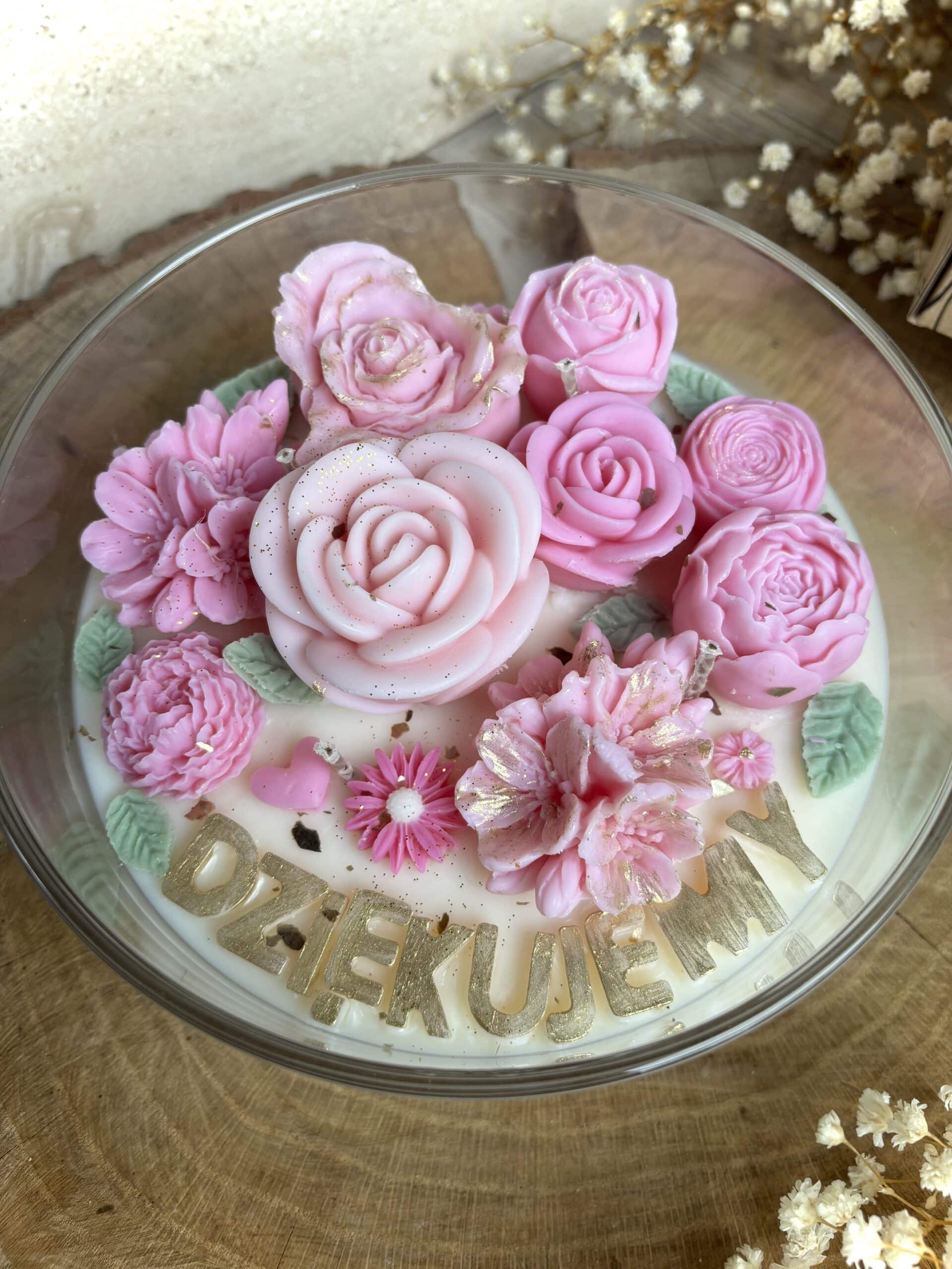Świeca sojowa „Dziękujemy” 800g