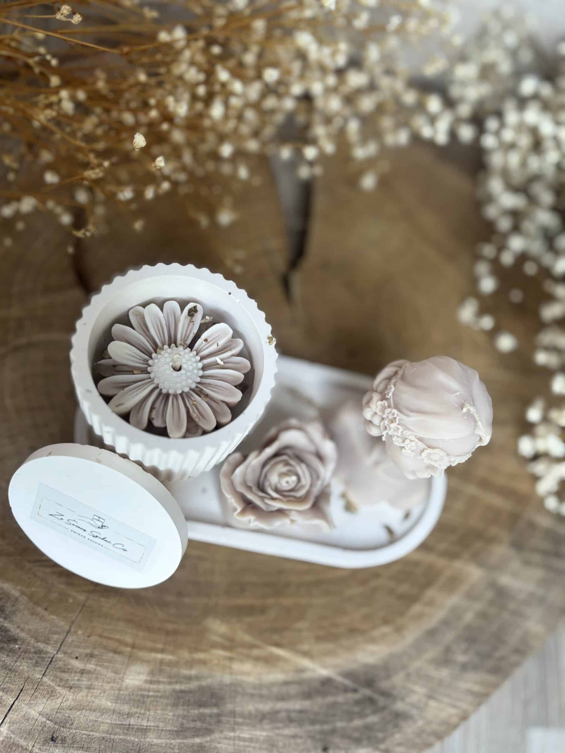 Zestaw świec sojowych “Delikatna Kobiecość” - obrazek 5
