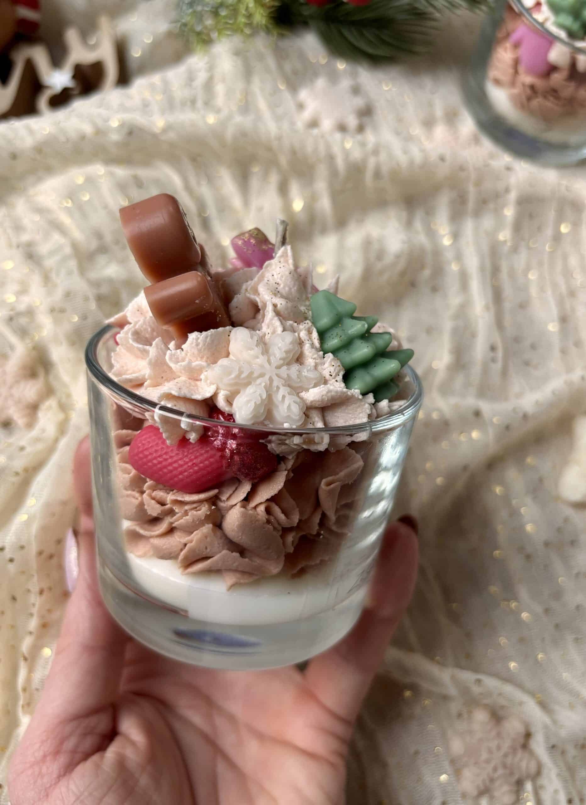 Świeca Sojowa „Świąteczny Figiel” 140 g - obrazek 4