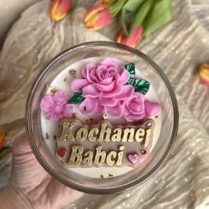 Świeca Sojowa Różana Elegancja dla Babci 300 g