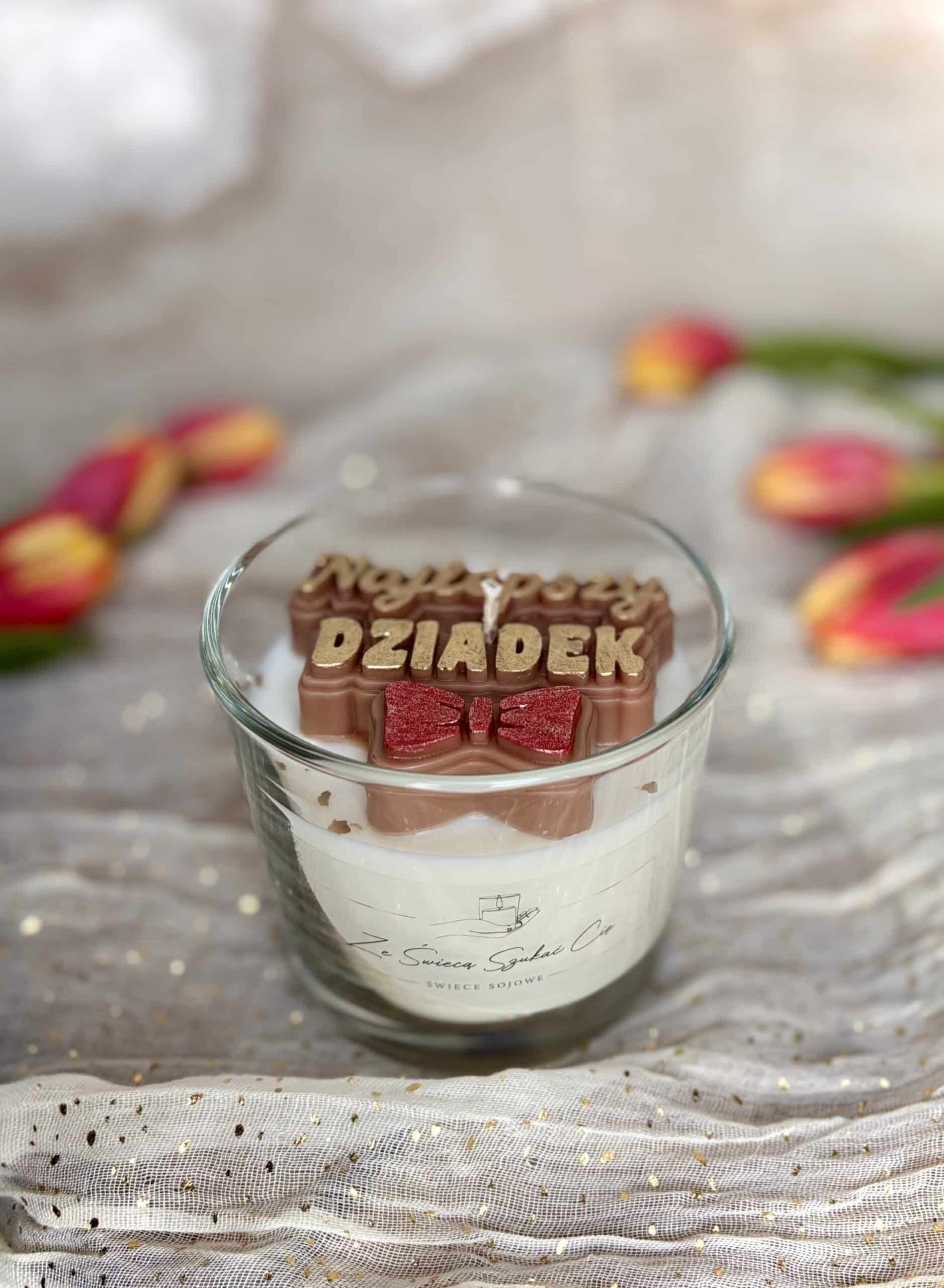 Świeca Sojowa Najlepszy DZIADEK 300 g - obrazek 3