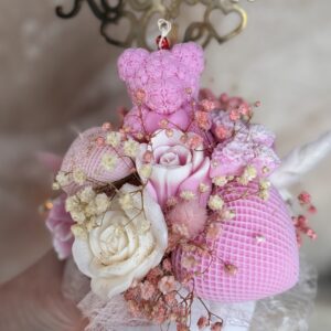 Serce Pełne Miłości – Mini Flowerbox ze Świec