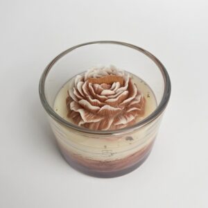 Świeca Sojowa PIWONIA w szkle 300 g