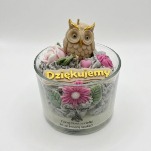Świeca Sojowa "Dziękujemy" dla Nauczyciela 300 g