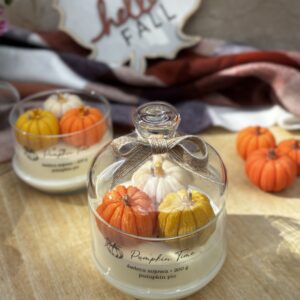 Pumpkin Time – świeca sojowa z kloszem 200 g