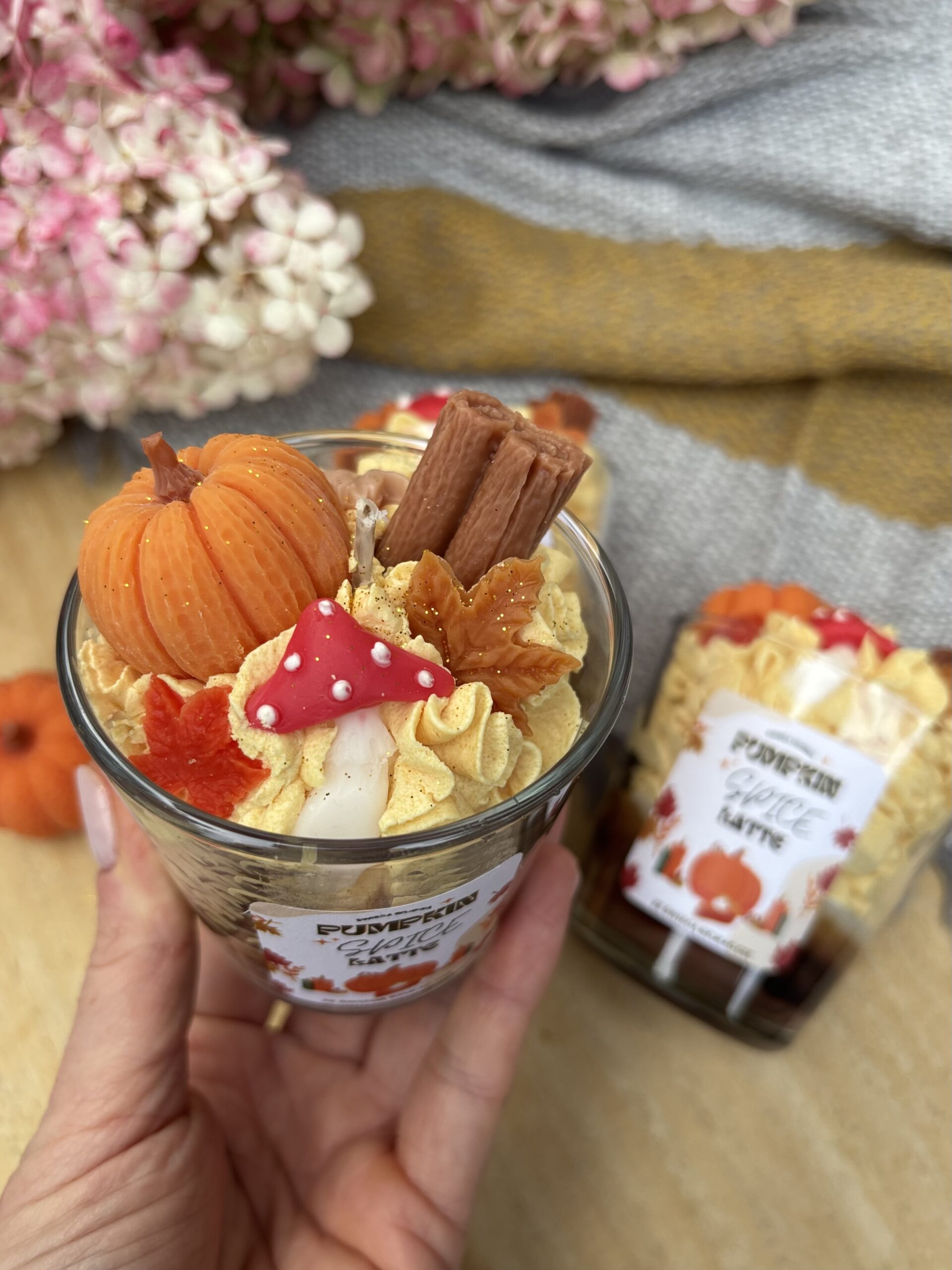 Świeca Sojowa mini Pumpkin Spice Latte 130 g - obrazek 5