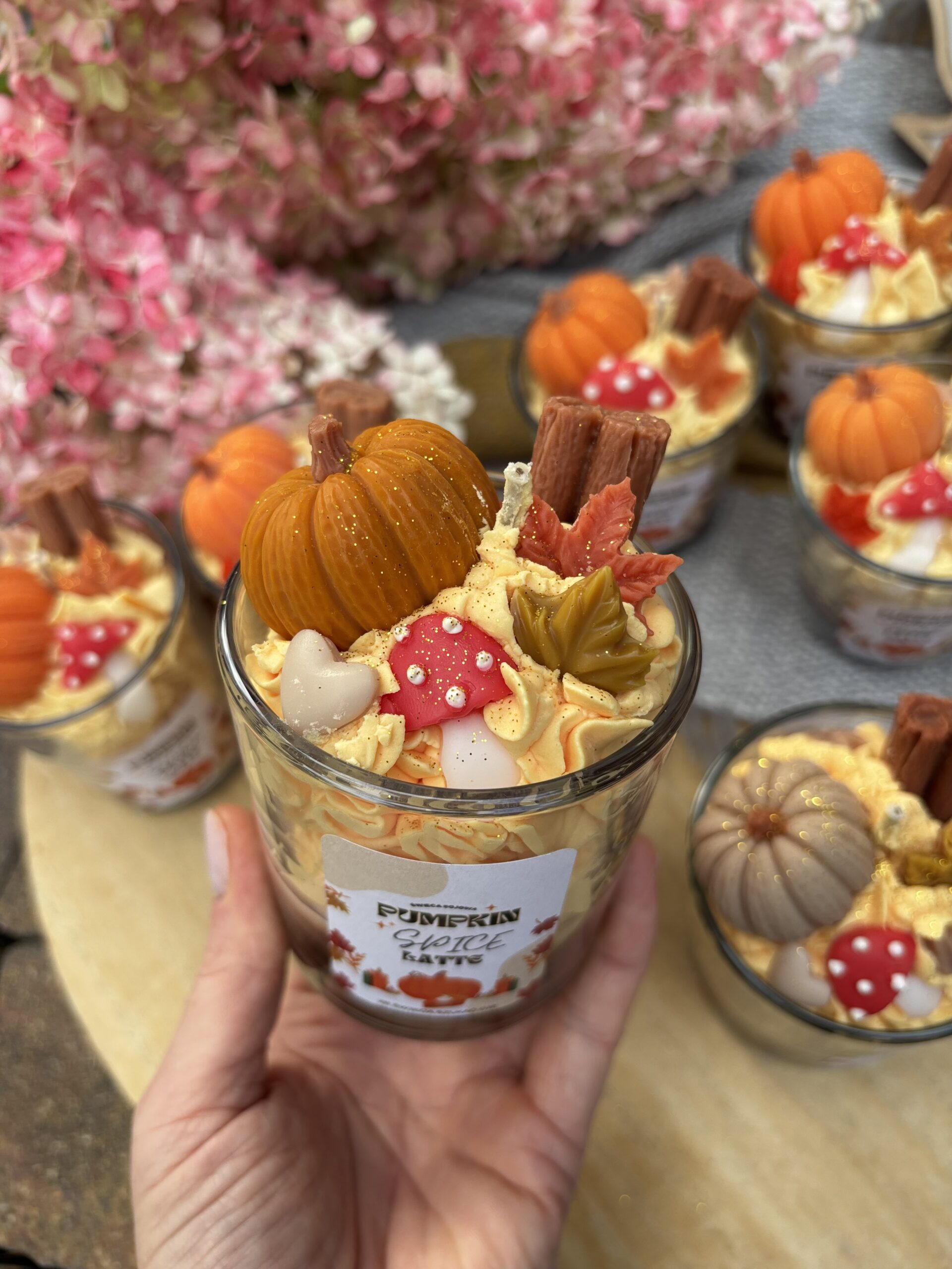 Świeca Sojowa Pumpkin Spice Latte 180 g - obrazek 4
