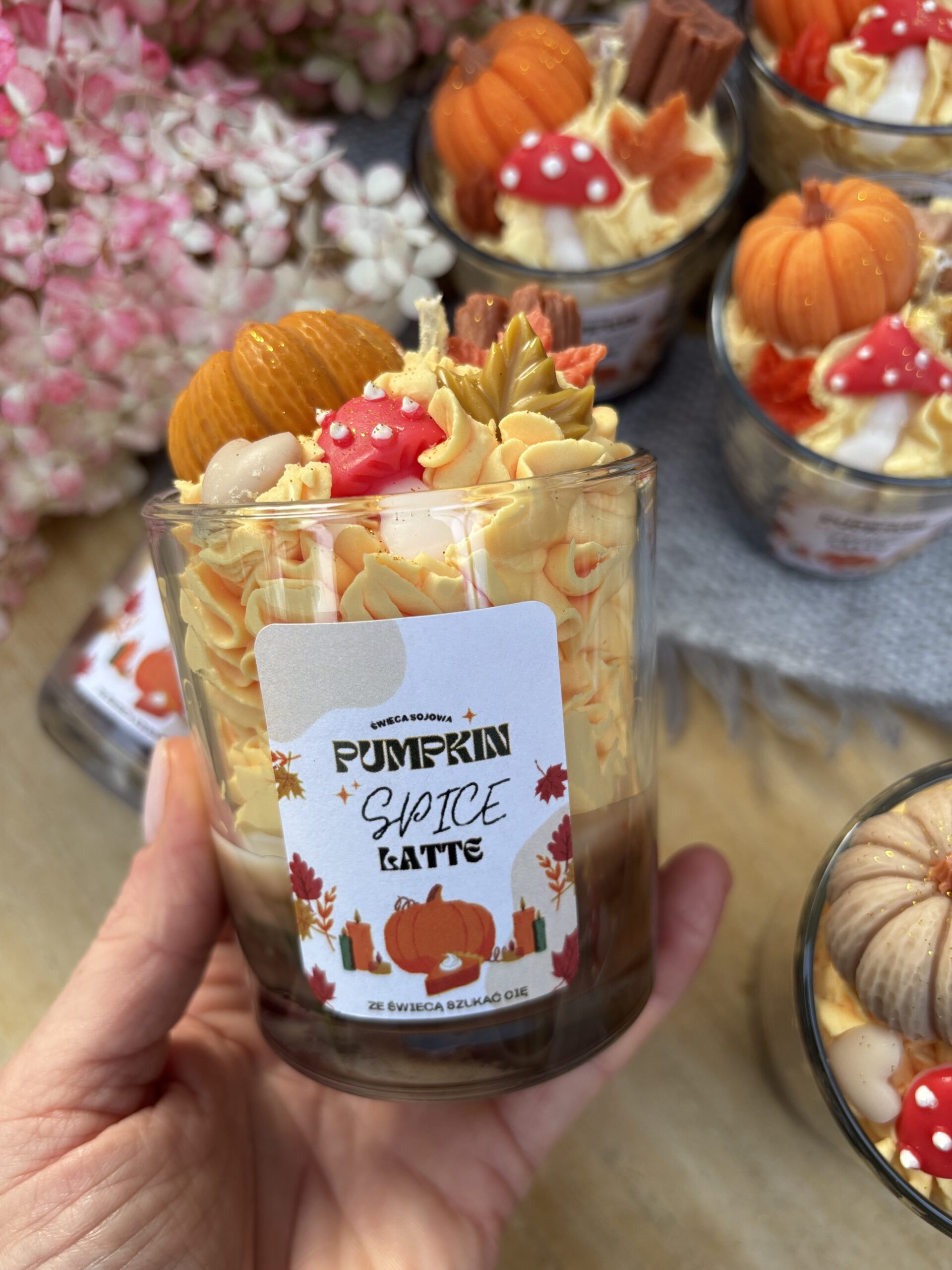 Świeca Sojowa Pumpkin Spice Latte 150 g - obrazek 5