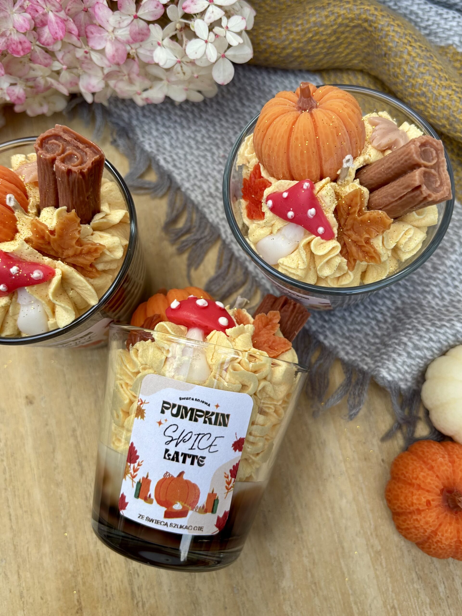Świeca Sojowa mini Pumpkin Spice Latte 130 g - obrazek 7