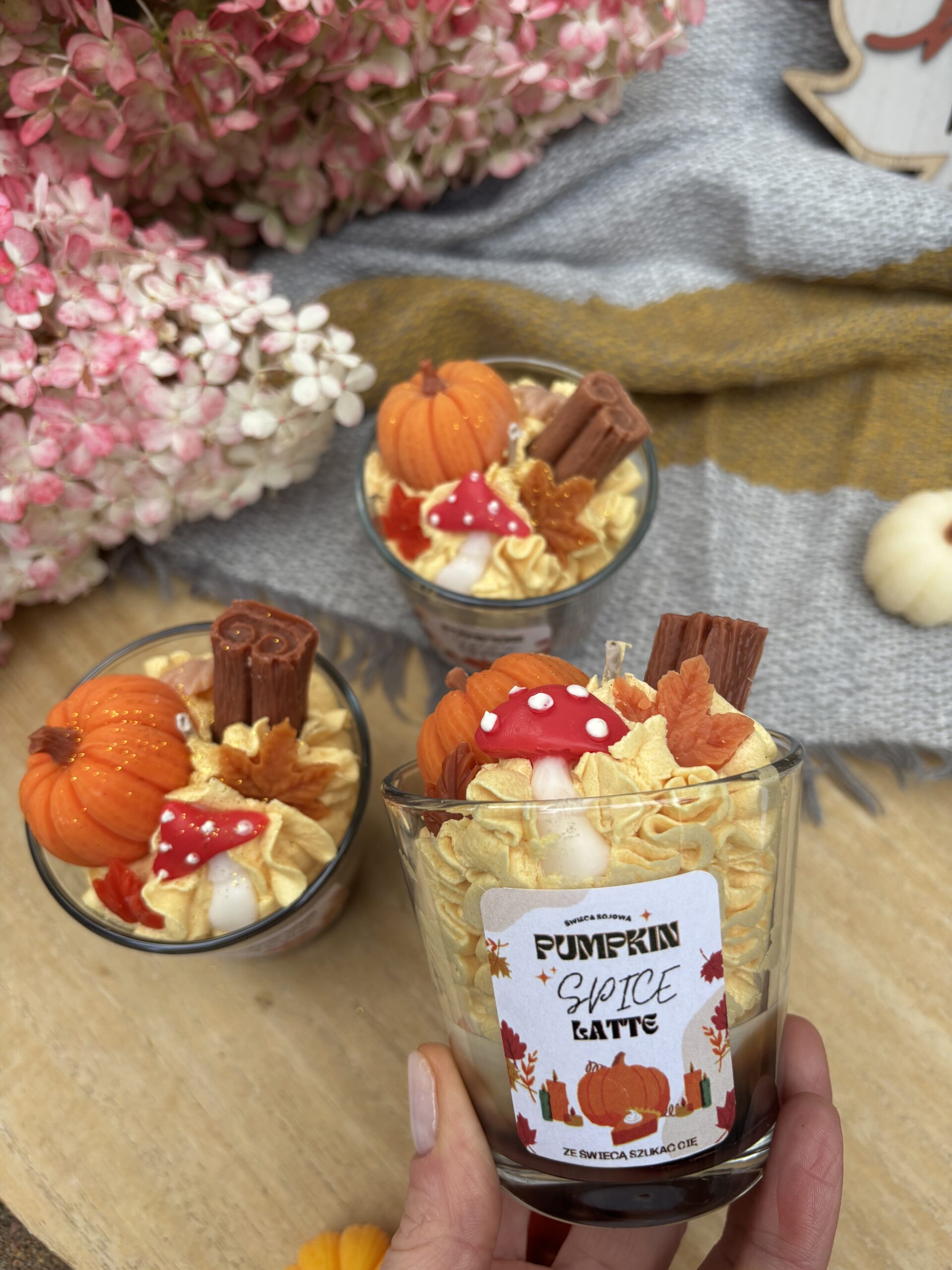 Świeca Sojowa mini Pumpkin Spice Latte 130 g